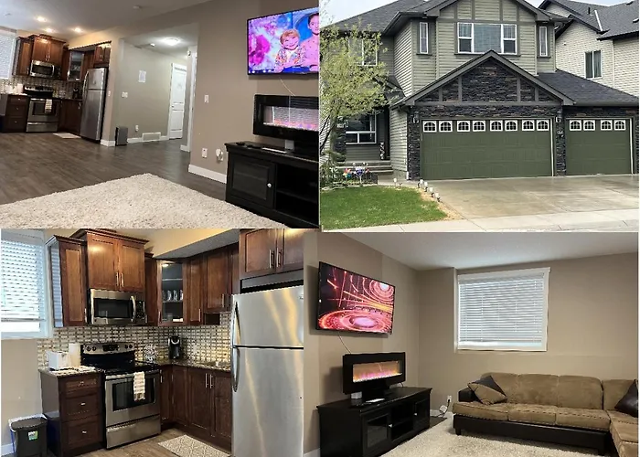 Spacious Private Walkout Entire Suite Close To Yyc, Dt, Shops, Stampede & Mountains With Many Amenities In Panorama Hills Nw